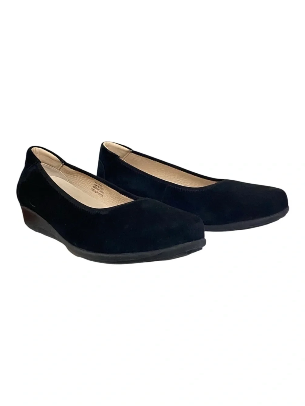 PROPÉT YARA Black Suede/Leather 1” Wedge Slip-Ons Gothic BALLETCORE Mini…